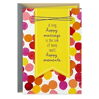 The Sum of Small, Happy Moments Anniversary Card for Couple for only USD 6.99 | Hallmark