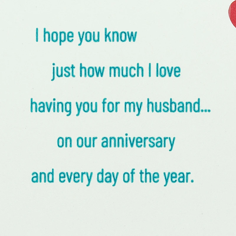 Grateful for Our Love Anniversary Card for Husband for only USD 5.99 | Hallmark