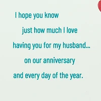 Grateful for Our Love Anniversary Card for Husband for only USD 5.99 | Hallmark