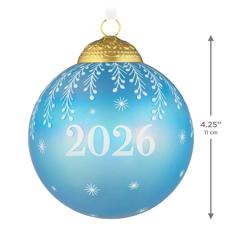 Christmas Commemorative 2026 Ball Glass Ornament for only USD 28.99 | Hallmark