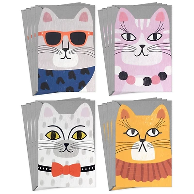 Cats With Attitude Assorted Blank Cards, Pack of 16 for only USD 10.99 | Hallmark