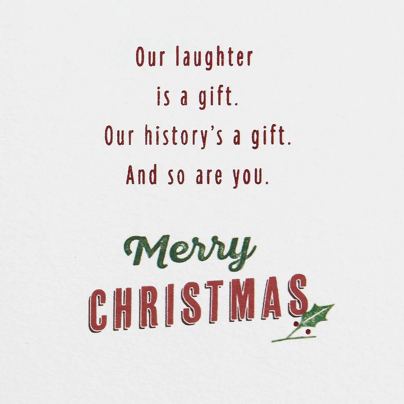 Our Time Together Is a Gift Christmas Card for Brother for only USD 4.59 | Hallmark
