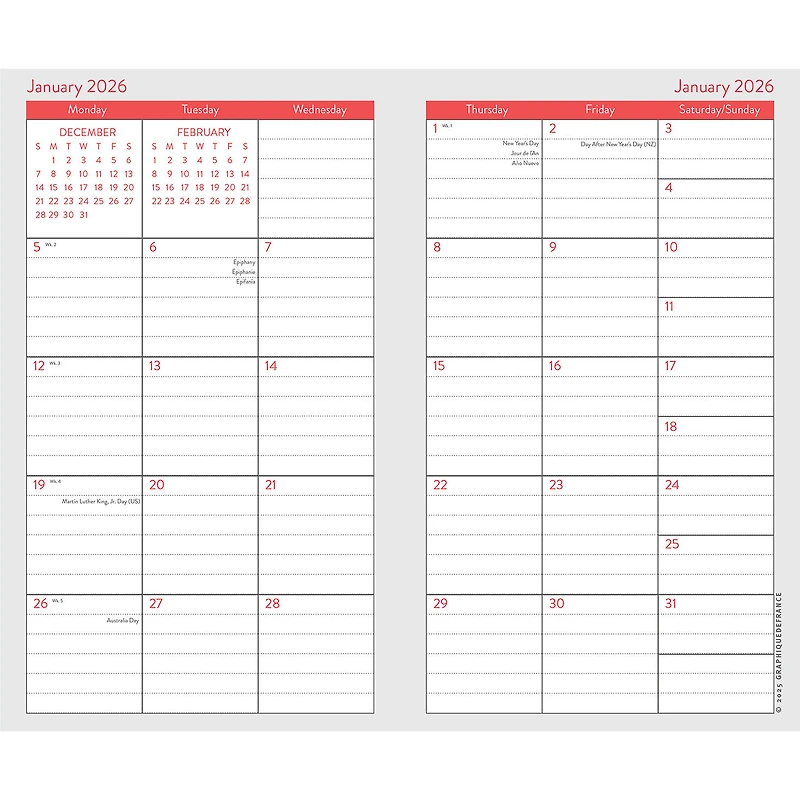 Graphique Floral 2026-2027 Pocket Planner for only USD 7.99 | Hallmark