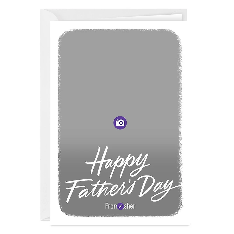 Personalized White Frame Father’s Day Photo Card for only USD 4.99 | Hallmark