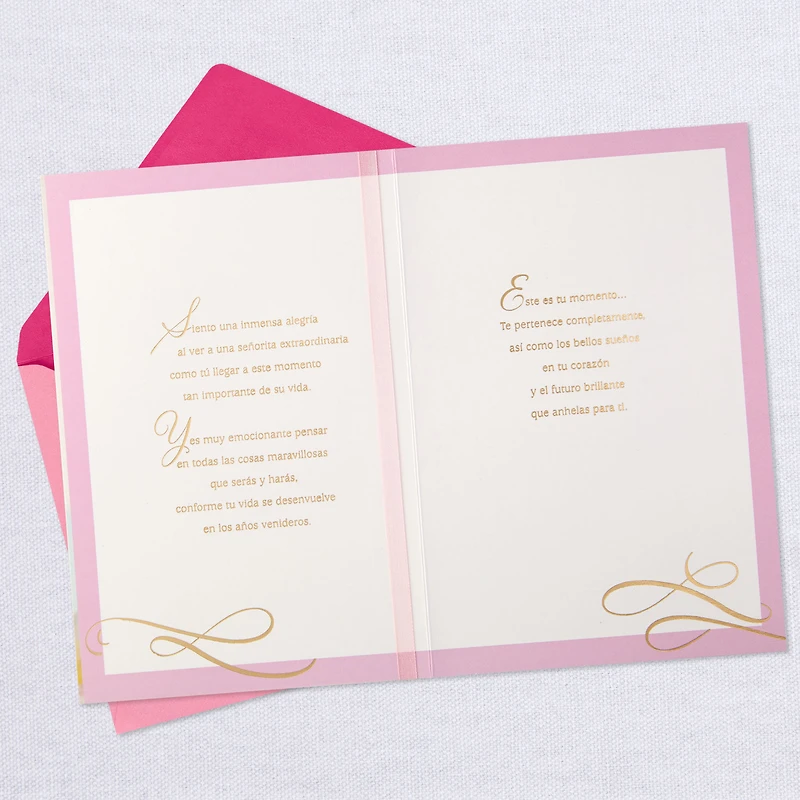 Butterfly Cake Spanish-Language Quinceañera Card for only USD 4.59 | Hallmark
