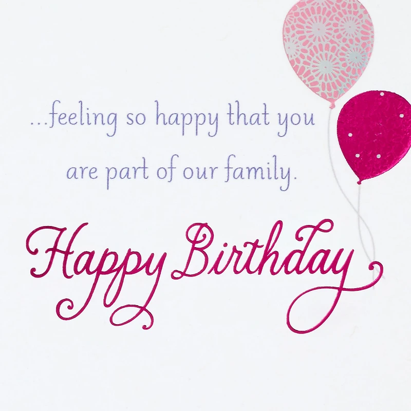 So Happy You're Part of Our Family Birthday Card for Daughter-in-Law for only USD 5.99 | Hallmark