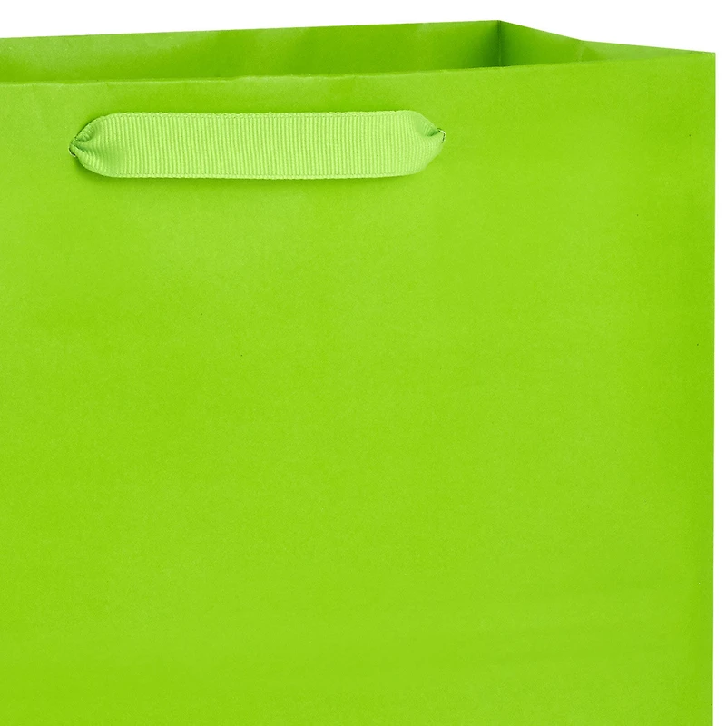 10.4" Lime Green Large Square Gift Bag for only USD 4.49 | Hallmark
