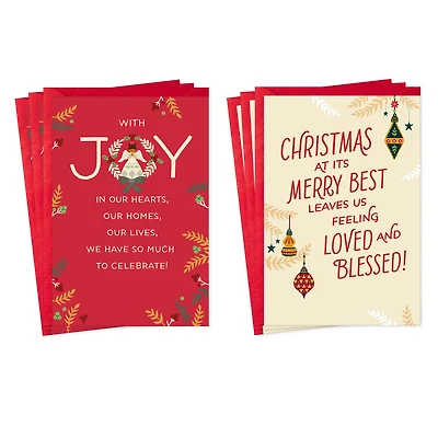 Praying Angel and Vintage Ornaments Christmas Cards, Pack of 6 for only USD 5.99 | Hallmark