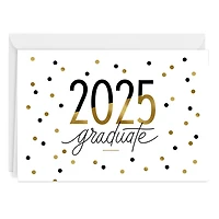 Black and Gold 2025 Graduate Custom Graduation Card for only USD 4.99 | Hallmark