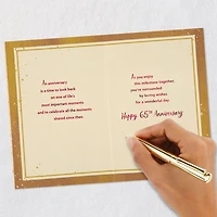 Surrounded By Loving Wishes 65th Anniversary Card for Couple for only USD 5.59 | Hallmark
