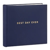 Best Day Ever Gold on Navy Linen Photo Album for only USD 28.99 | Hallmark