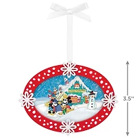 Disney Mickey and Friends Sending Season's Greetings Papercraft Ornament for only USD 24.99 | Hallmark