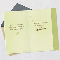 So Thankful We're Family Thanksgiving Card for Daughter and Her Husband for only USD 4.59 | Hallmark