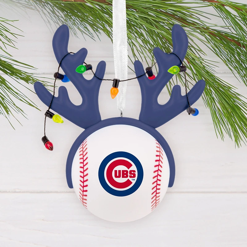 MLB Chicago Cubs™ Reindeer Baseball Hallmark Ornament for only USD 12.99 | Hallmark