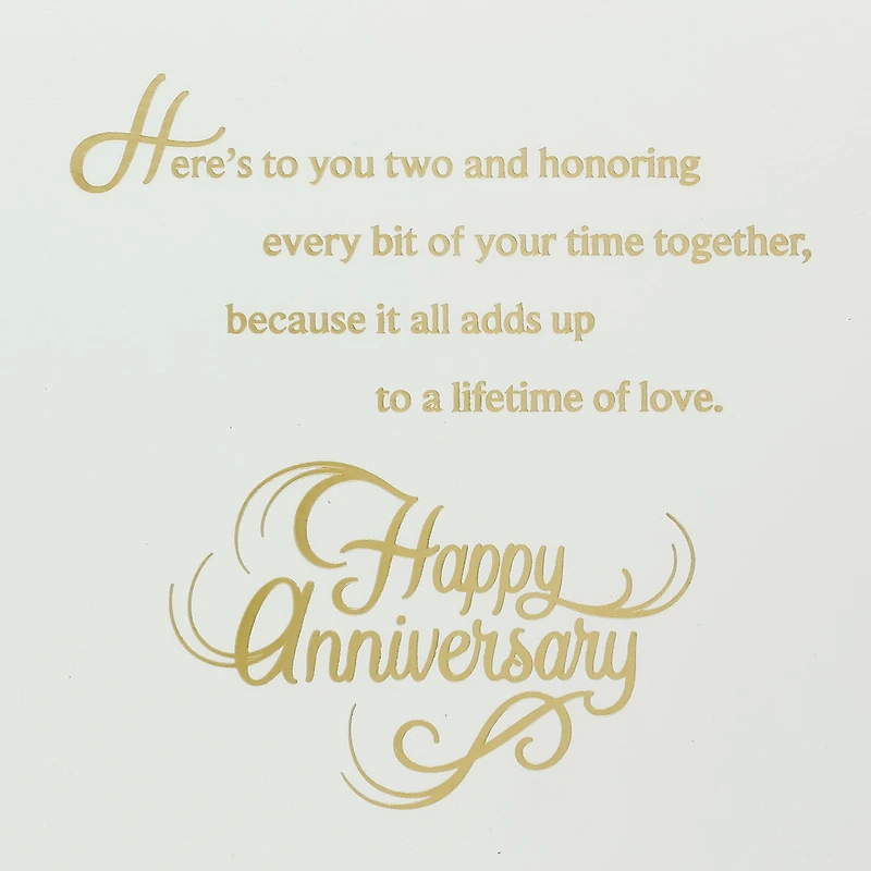 Here's to You Two and a Lifetime of Love 25th Anniversary Card for only USD 7.59 | Hallmark