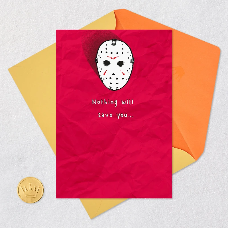 Friday the 13th Nothing Will Save You Funny Birthday Card for only USD 4.49 | Hallmark