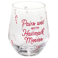 Hallmark Channel Pairs Well With Hallmark Movies Stemless Wine Glass, 14.5 oz. for only USD 19.99 | Hallmark