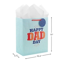 13" Happy Dad Day Large Father's Day Gift Bag With Tissue Paper for only USD 5.99 | Hallmark
