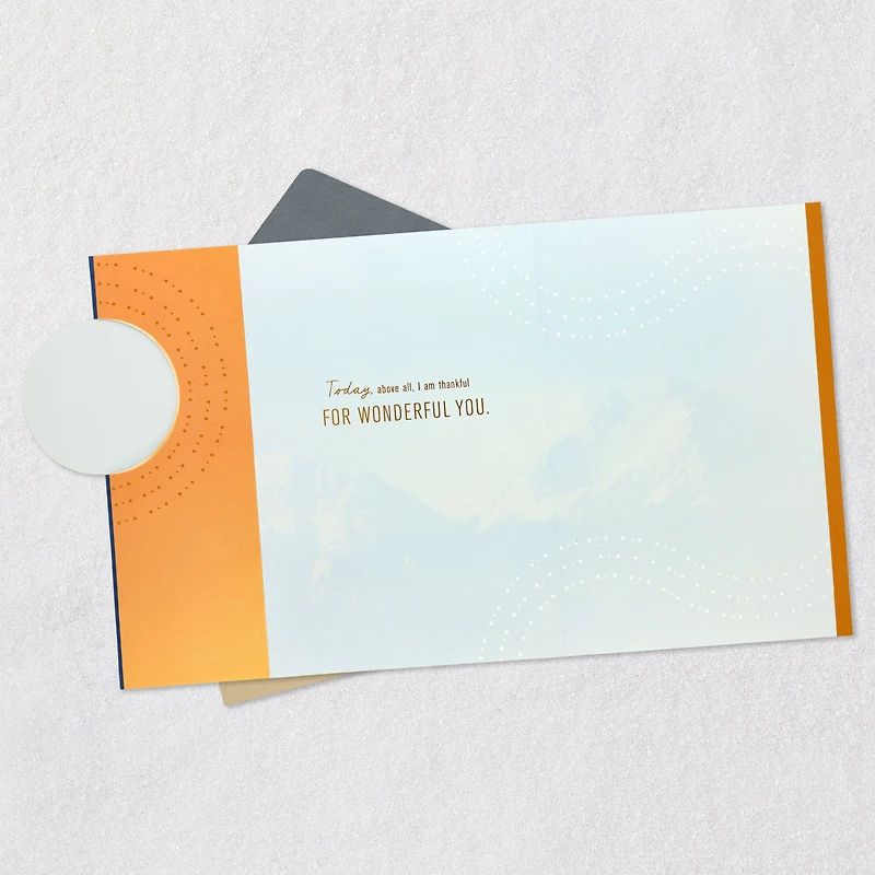 Thankful for Wonderful You Birthday Card for Husband for only USD 6.59 | Hallmark