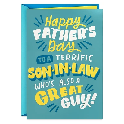 A Terrific Son-in-Law and a Great Guy Pop-Up Father's Day Card for only USD 5.59 | Hallmark
