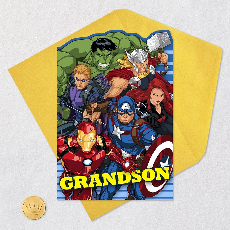 Marvel Avengers You Deserve an Awesome Day Birthday Card for Grandson for only USD 2.50 | Hallmark