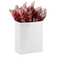 Red and Green Christmas Plaid Tissue Paper, 6 sheets for only USD 1.99 | Hallmark