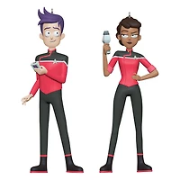 Star Trek™: Lower Decks Ensigns Beckett Mariner and Bradward Boimler Ornaments, Set of 2 for only USD 30.99 | Hallmark