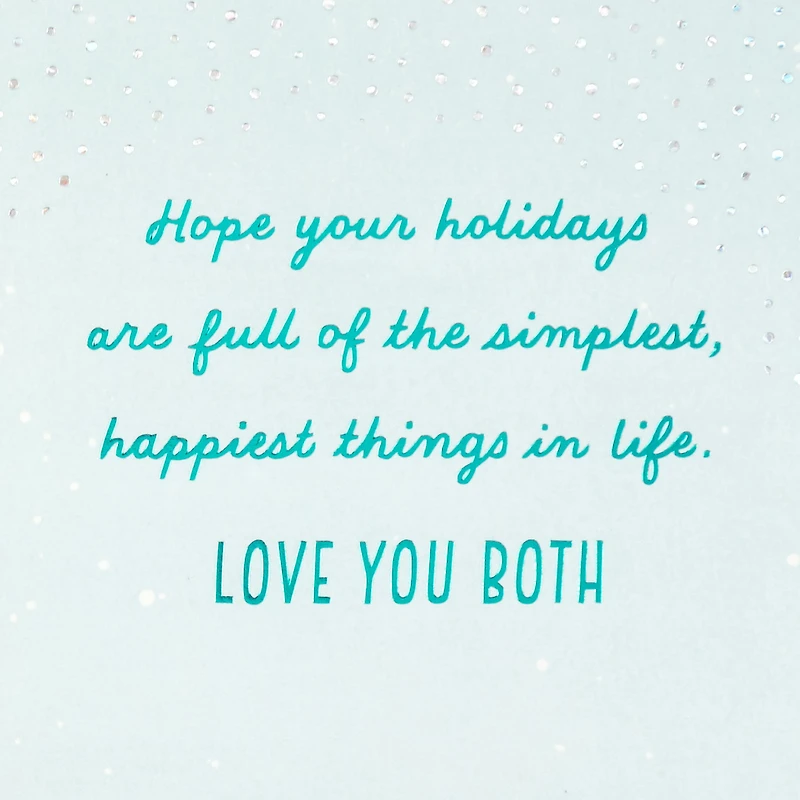 Love You Both Holiday Card for Granddaughter and Husband for only USD 4.59 | Hallmark
