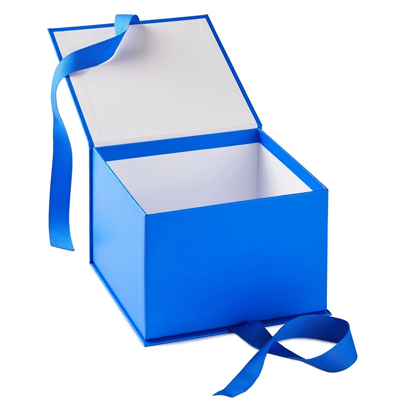 7.2" Solid Royal Blue Large Square Gift Box for only USD 6.99 | Hallmark