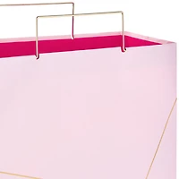Light Pink With Gold Large Square Gift Bag, 10.4" for only USD 6.99 | Hallmark