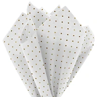 Gold Dots on White Holiday Tissue Paper, 6 sheets for only USD 1.99 | Hallmark