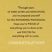 You'll Make a Great Medical Professional Customizable Graduation Card With Title Stickers for only USD 4.99 | Hallmark