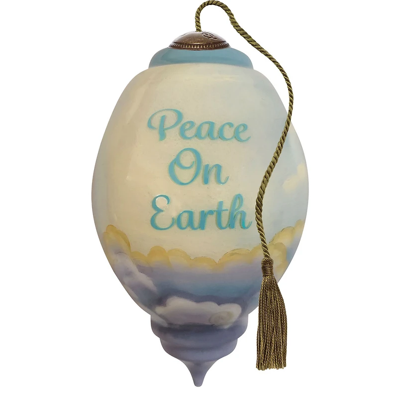 Ne'Qwa Art Precious Moments Peace on Earth Angel Glass Christmas Ornament for only USD 55.00 | Hallmark
