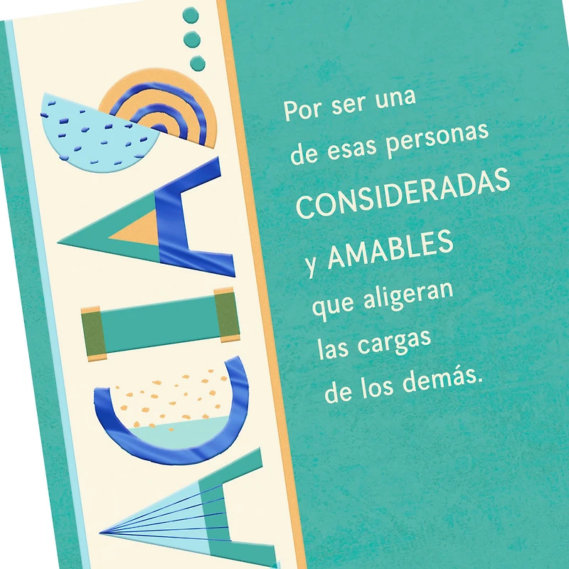 Gracias Lettering Spanish-Language Thank-You Card for only USD 3.59 | Hallmark