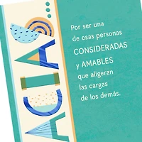 Gracias Lettering Spanish-Language Thank-You Card for only USD 3.59 | Hallmark