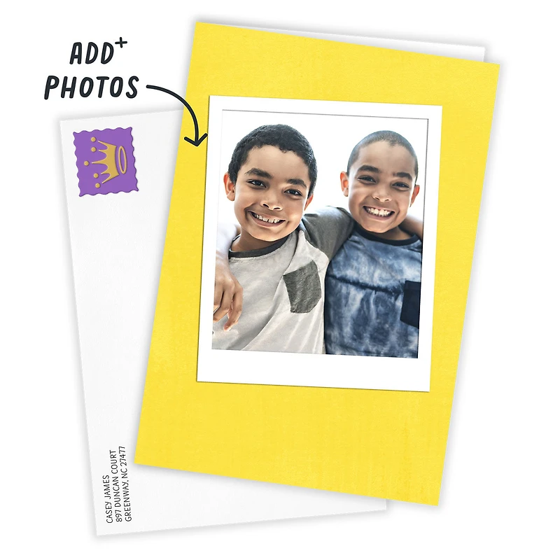 Personalized Photo on Yellow Photo Card for only USD 4.99 | Hallmark