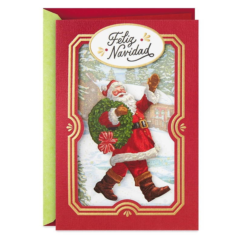Feliz Navidad Santa Spanish-Language Christmas Card for only USD 5.99 | Hallmark