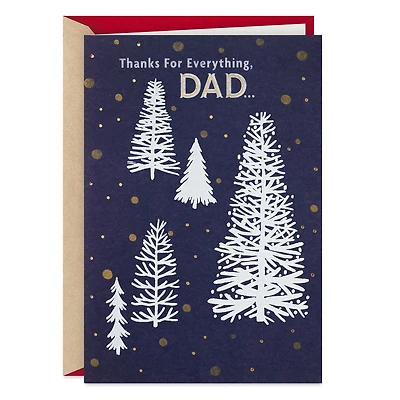 Thanks for Everything, Dad Christmas Card for only USD 4.99 | Hallmark