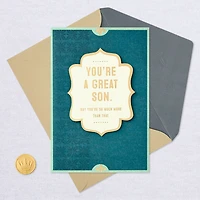 You're a Good Son and So Much More Birthday Card for only USD 6.99 | Hallmark
