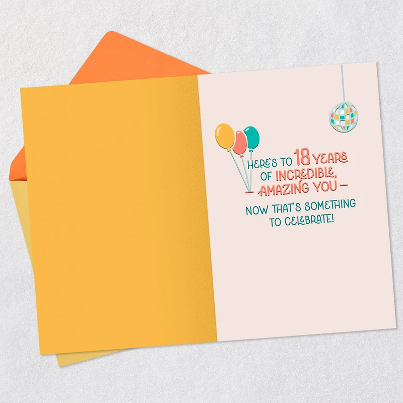 Born Awesome 18th Birthday Card for only USD 3.99 | Hallmark