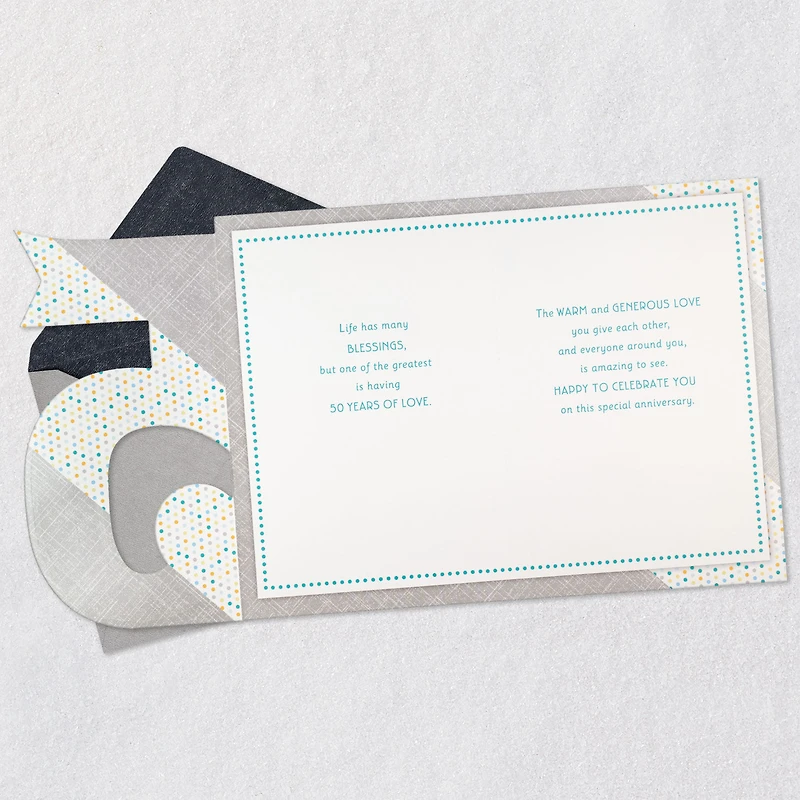 Happy to Celebrate You 50th Anniversary Card for only USD 5.99 | Hallmark