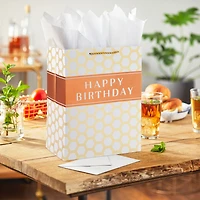 13" Happy Birthday Hexagons Large Gift Bag for only USD 4.99 | Hallmark