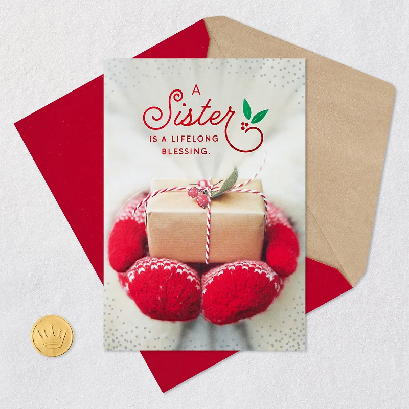 You're a Lifelong Blessing Christmas Card for Sister for only USD 5.59 | Hallmark
