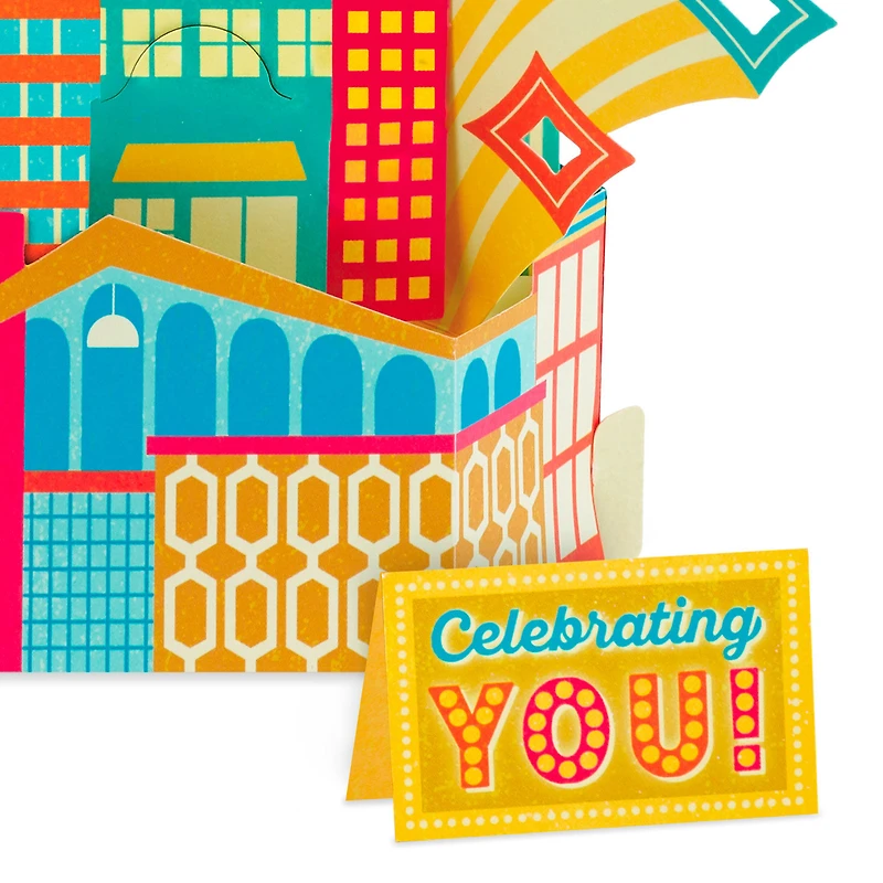 Celebrating You 3D Pop-Up Musical Birthday Card With Light for only USD 9.99 | Hallmark
