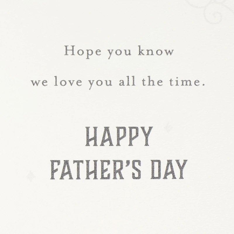 We Love You All the Time Father's Day Card for Dad and Grandpa for only USD 6.99 | Hallmark