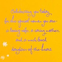 Loving Wife, Caring Mother Birthday Card for Daughter-in-Law for only USD 4.99 | Hallmark