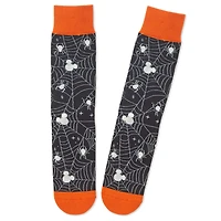Disney Mickey Mouse Spiderweb Glow-in-the-Dark Crew Socks for only USD 18.99 | Hallmark