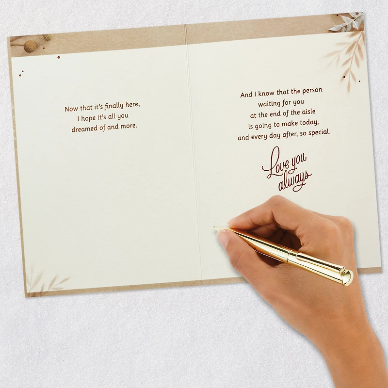 I Hope It's All You Dreamed Of and More Wedding Card for Daughter for only USD 6.59 | Hallmark