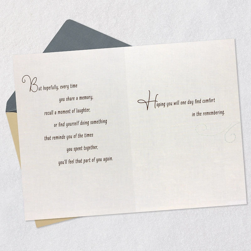 Hope You'll Find Comfort in the Remembering Sympathy Card for only USD 7.99 | Hallmark