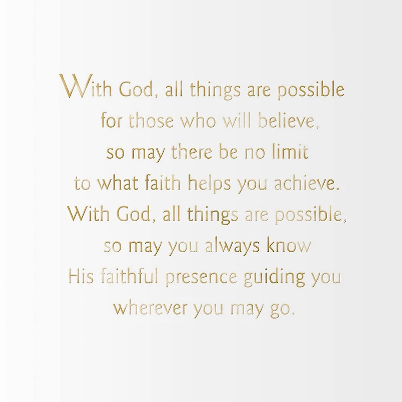 God Is With You Ordination Congratulations Card for only USD 3.99 | Hallmark